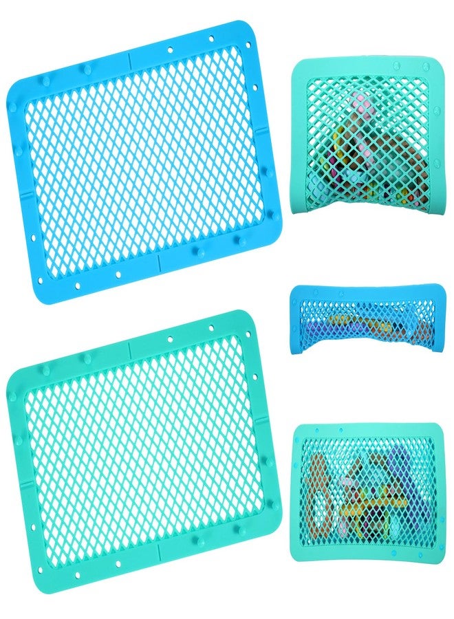 ماكس تشيك حقيبة غسالة أطباق سيليكون من ماكس تشيك، قطعتان، حقيبة غسالة أطباق كبيرة لزجاجات الأطفال، حقيبة غسالة أطباق سيليكون للأشياء الصغيرة، حلمات الزجاجات، ملحقات مضخة الثدي، أجزاء اللهاية والألعاب (أزرق، أخضر) - Image 1